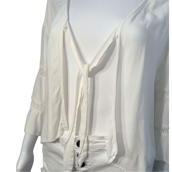 NWOT White Boho Lightweight Cardigan - Picture 7 of 10